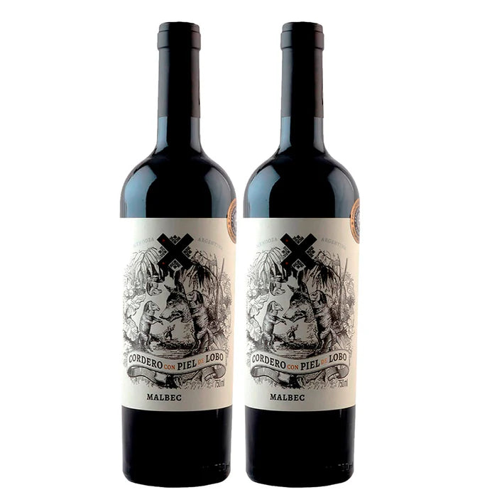 Kit 2 Cordero con piel de Lobo Malbec